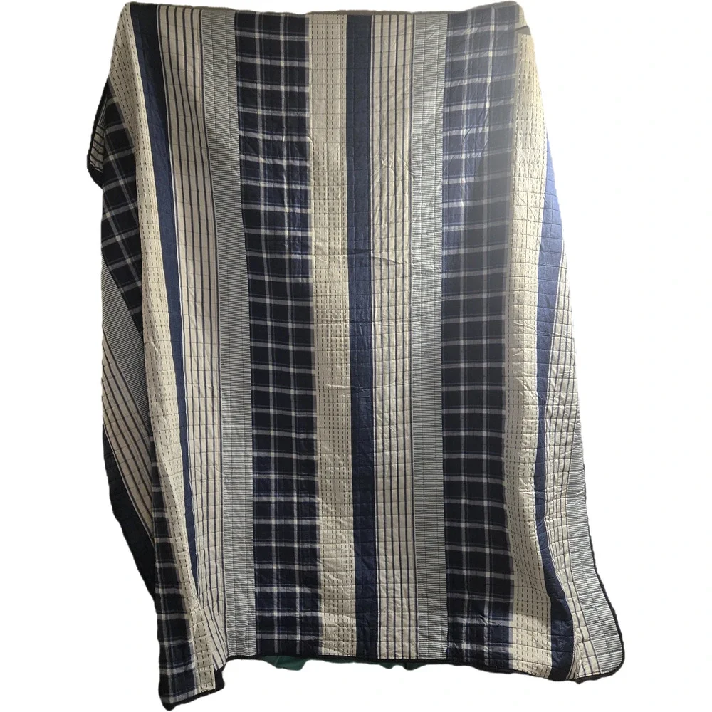 Mainstays blue plaid